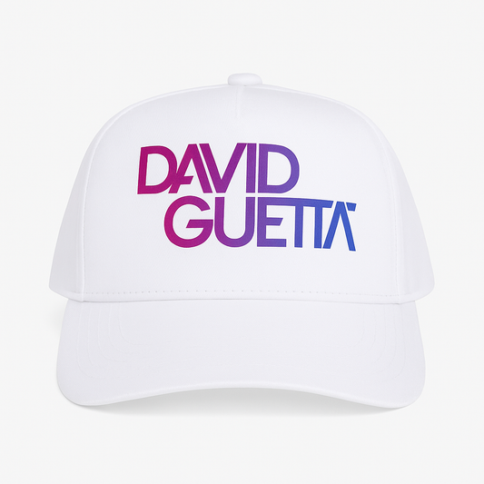 Gorra blanca - Logo David Guetta