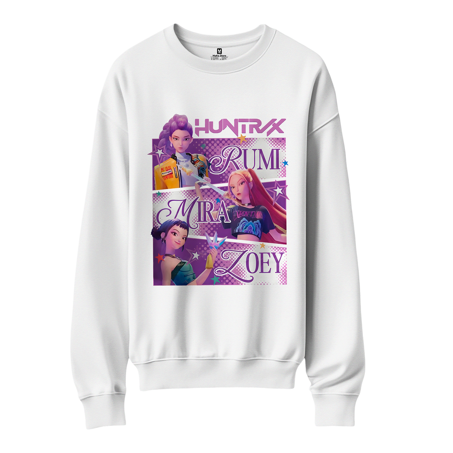 Polera Guerreras K-Pop Modelo 3 (Demon Hunters - Huntrix)