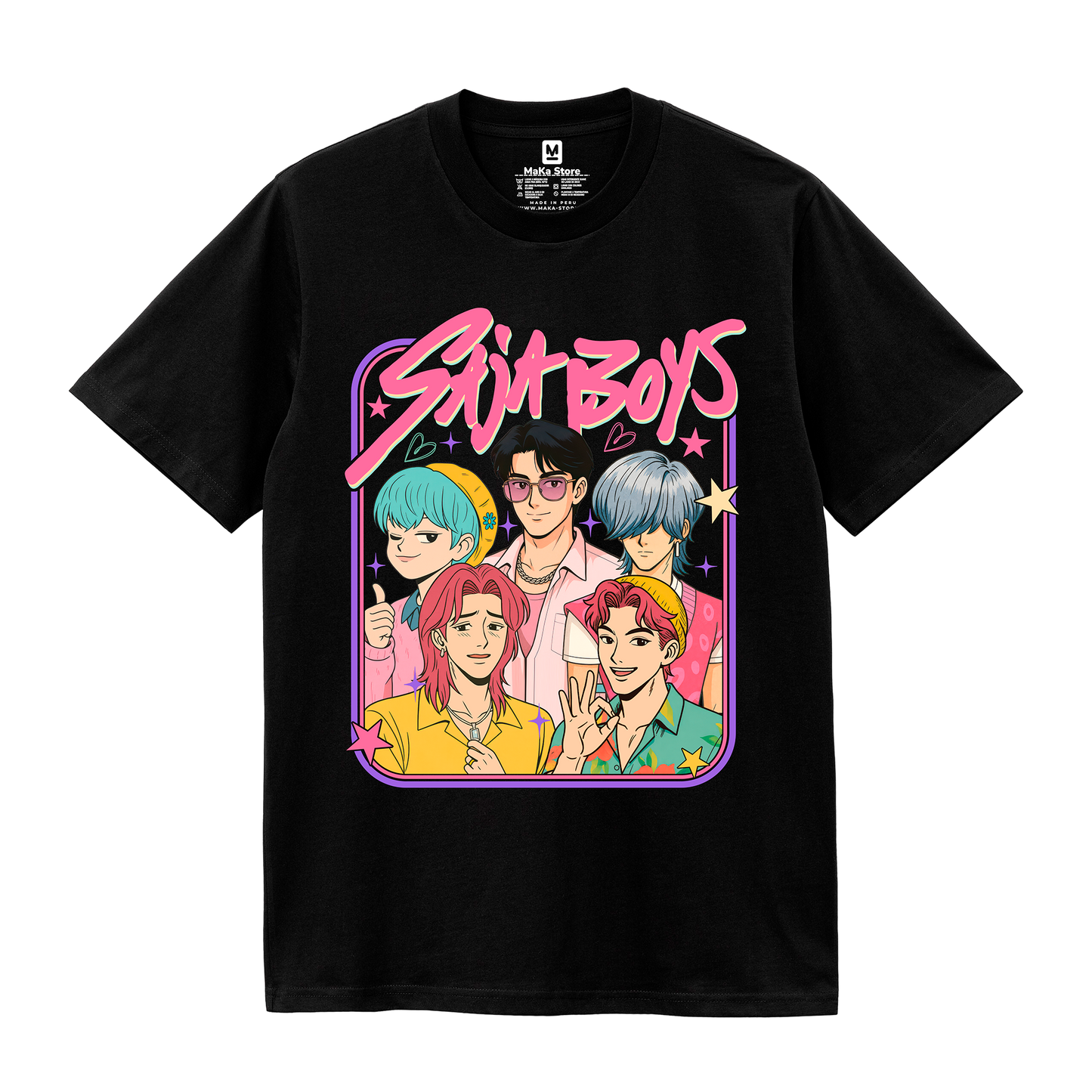 Polo Saja Boys Modelo 3 - Guerreras K-Pop (Demon Hunters - Huntrix)