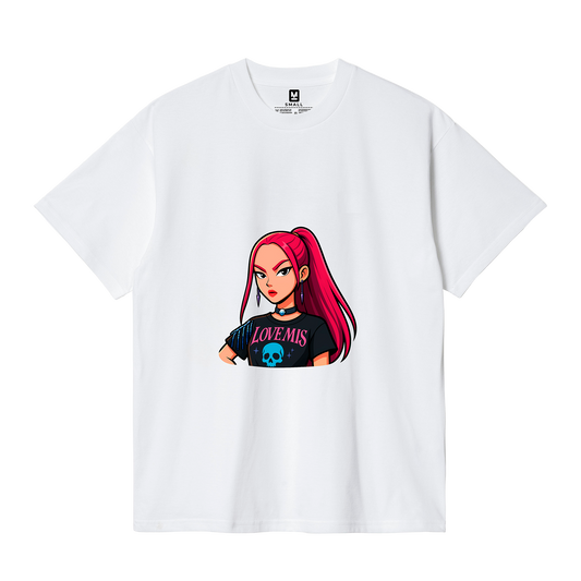 Polo Mira Cartoon Guerreras K-Pop (Demon Hunters - Huntrix)