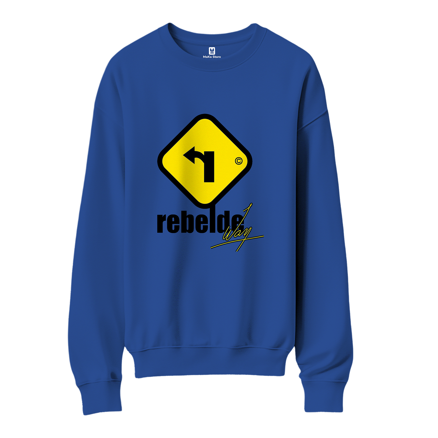Polera Rebelde Way - Logo Amarillo