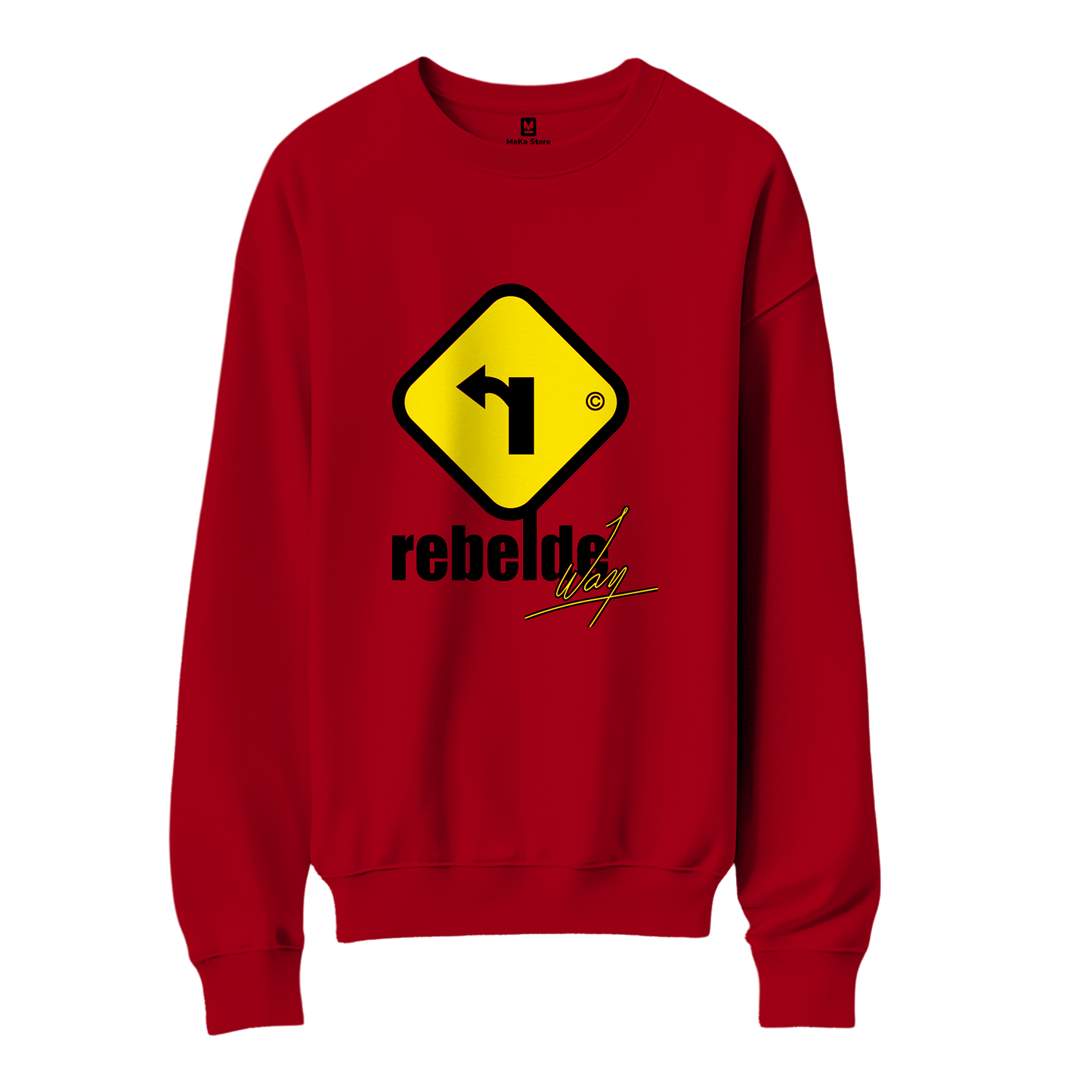 Polera Rebelde Way - Logo Amarillo