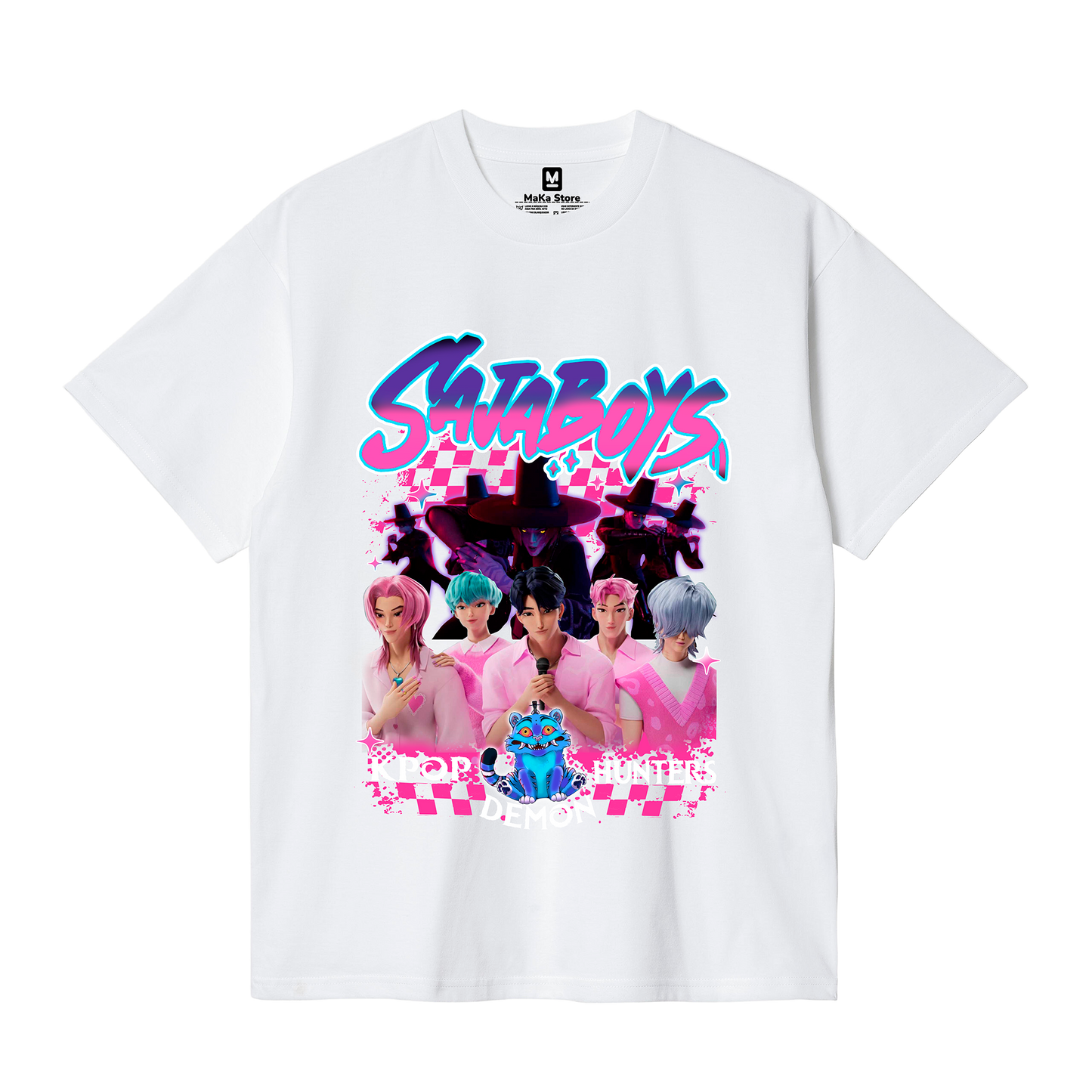 Polo Demon Saja Boys Modelo 2 - Guerreras K-Pop (Demon Hunters - Huntrix)