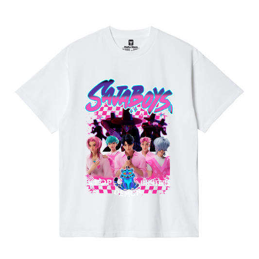 Polo Demon Saja Boys Modelo 2 - Guerreras K-Pop (Demon Hunters - Huntrix)