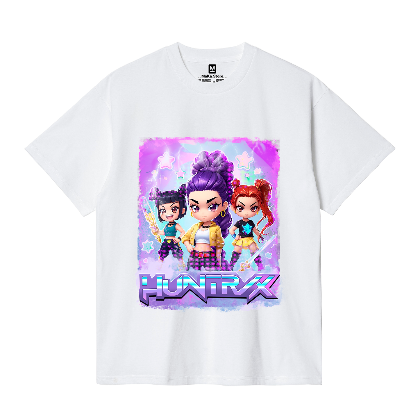 Polo Mini Modelo 2 Guerreras K-Pop (Demon Hunters - Huntrix)