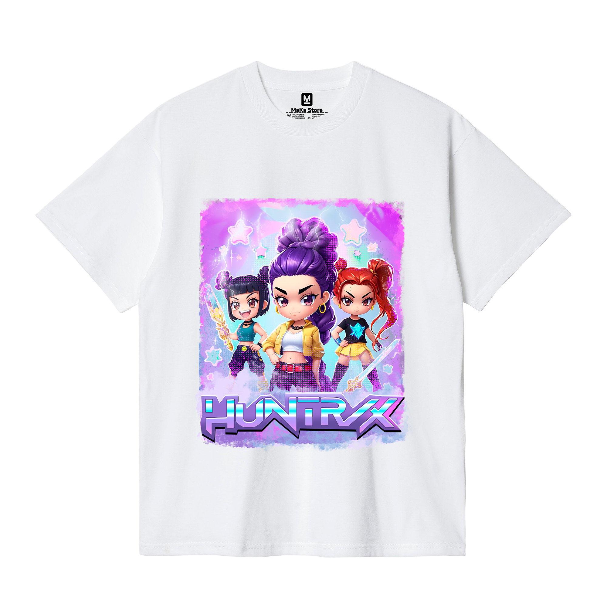 Polo Mini Modelo 2 Guerreras K-Pop (Demon Hunters - Huntrix)