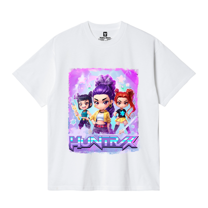 Polo Mini Modelo 2 Guerreras K-Pop (Demon Hunters - Huntrix)