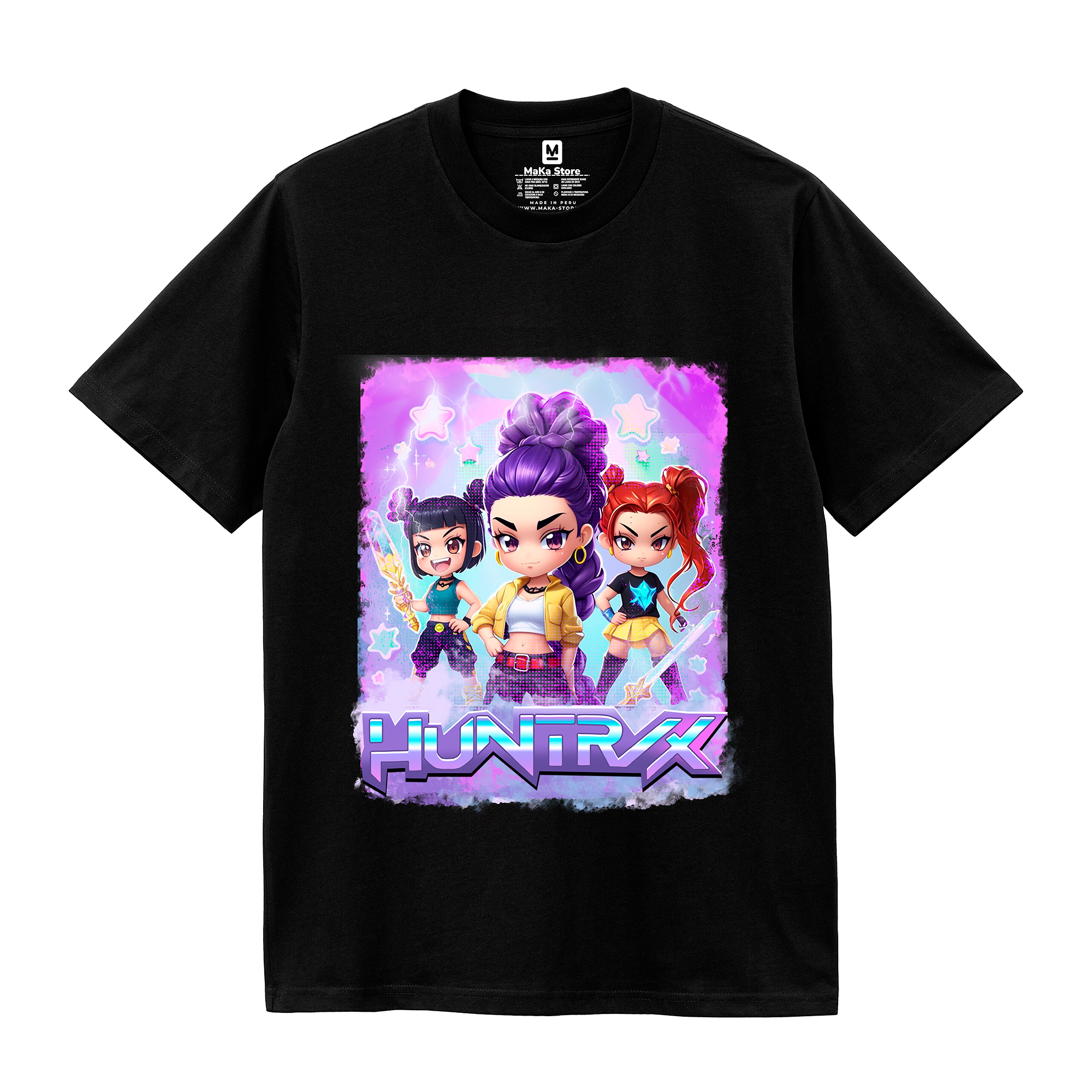 Polo Mini Modelo 2 Guerreras K-Pop (Demon Hunters - Huntrix)