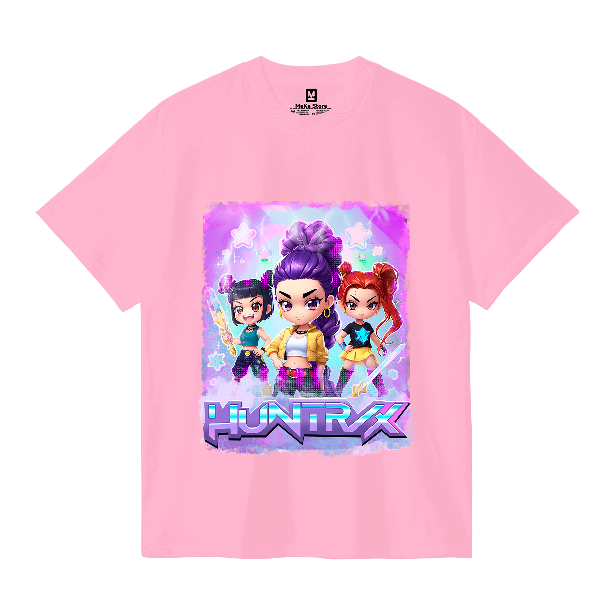Polo Mini Modelo 2 Guerreras K-Pop (Demon Hunters - Huntrix)