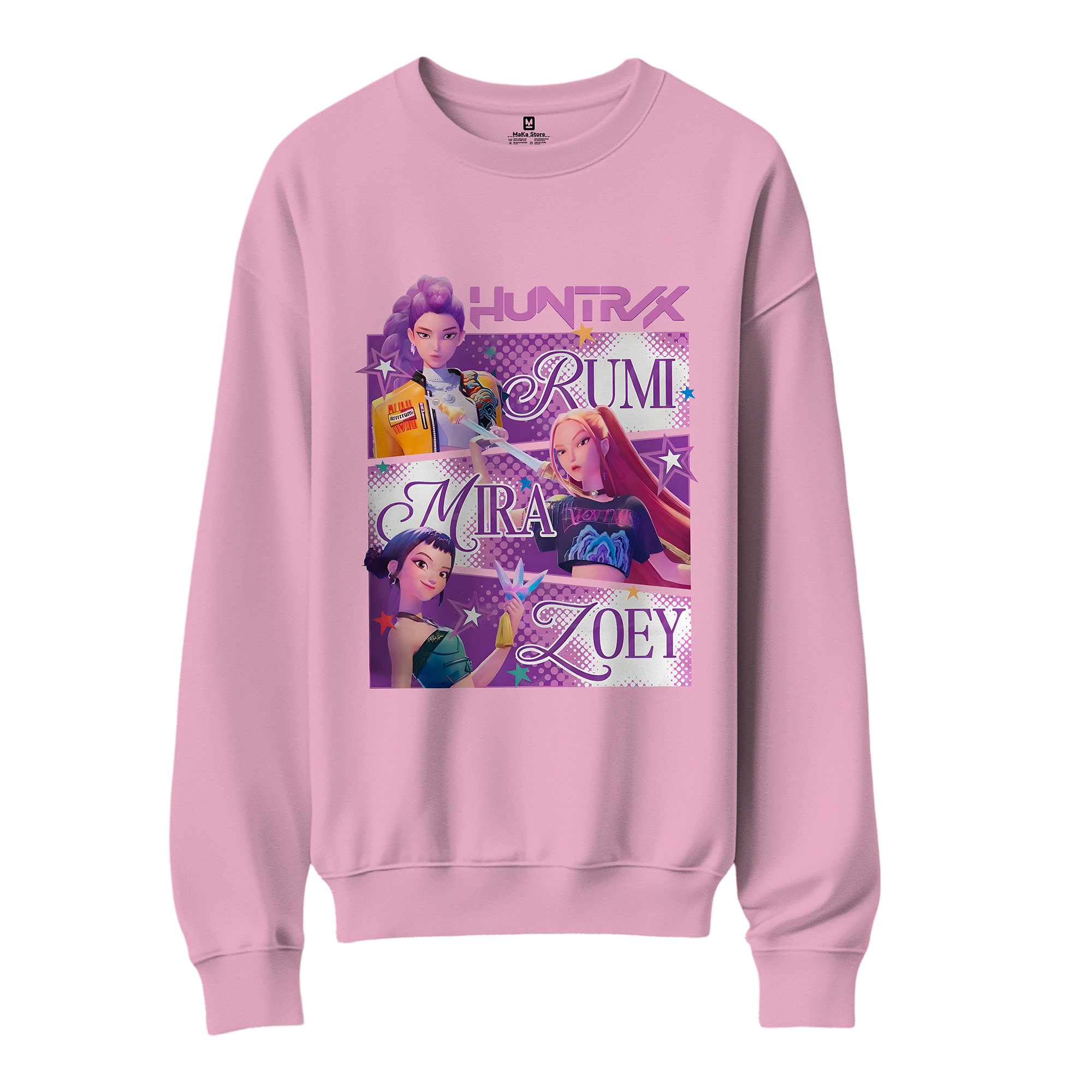 Polera Guerreras K-Pop Modelo 3 (Demon Hunters - Huntrix)