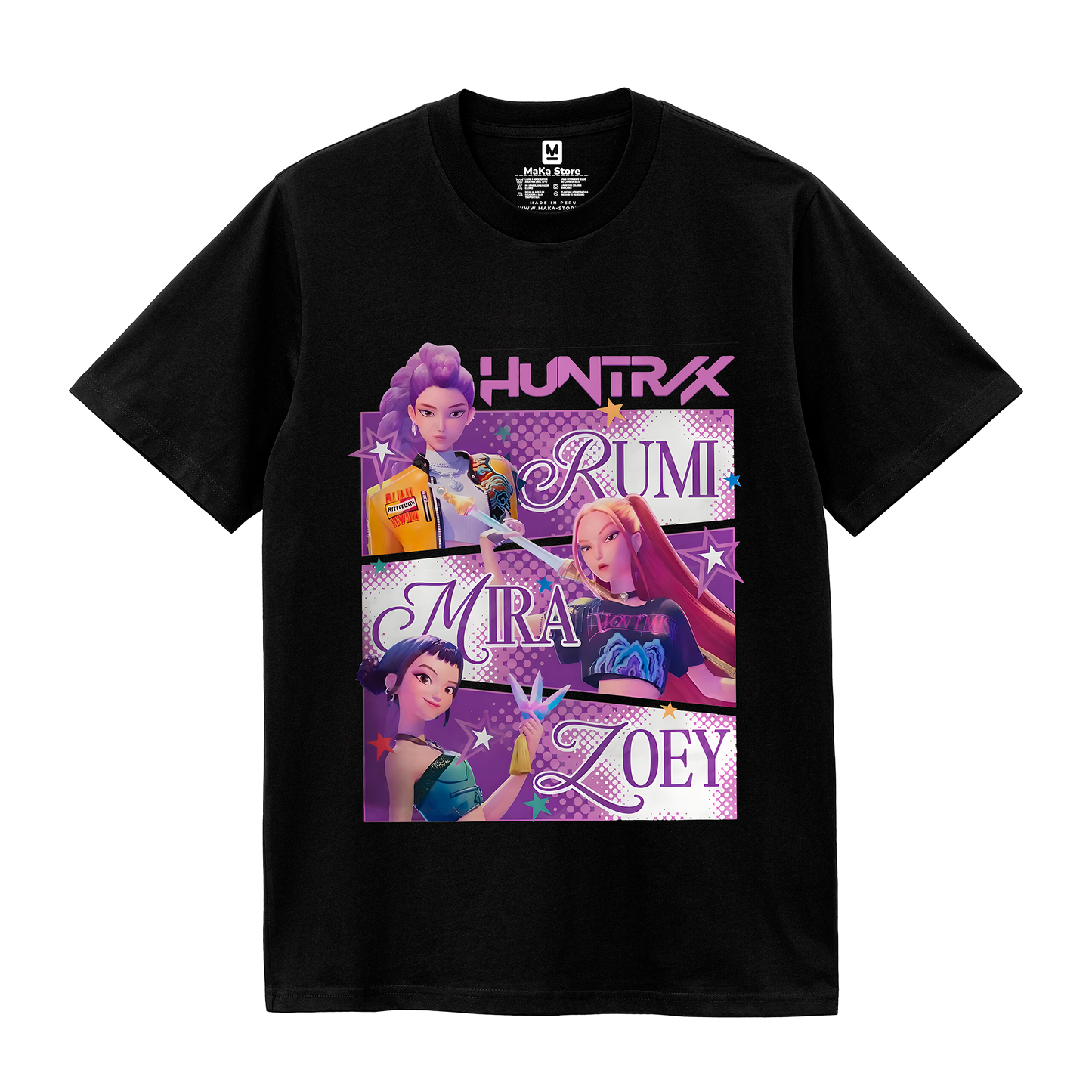 Polo Guerreras K-Pop Modelo 3 (Demon Hunters - Huntrix)