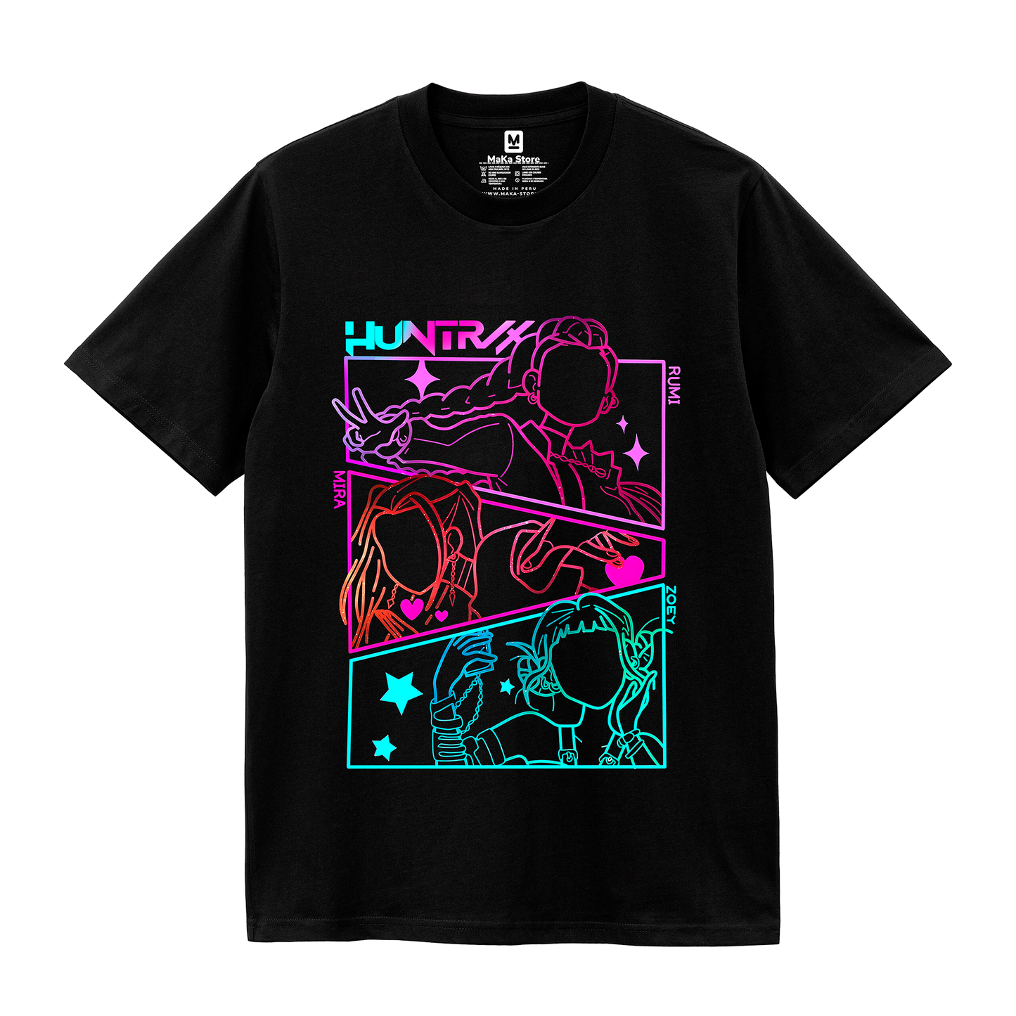 Polo Guerreras K-Pop Modelo 4 (Demon Hunters - Huntrix)