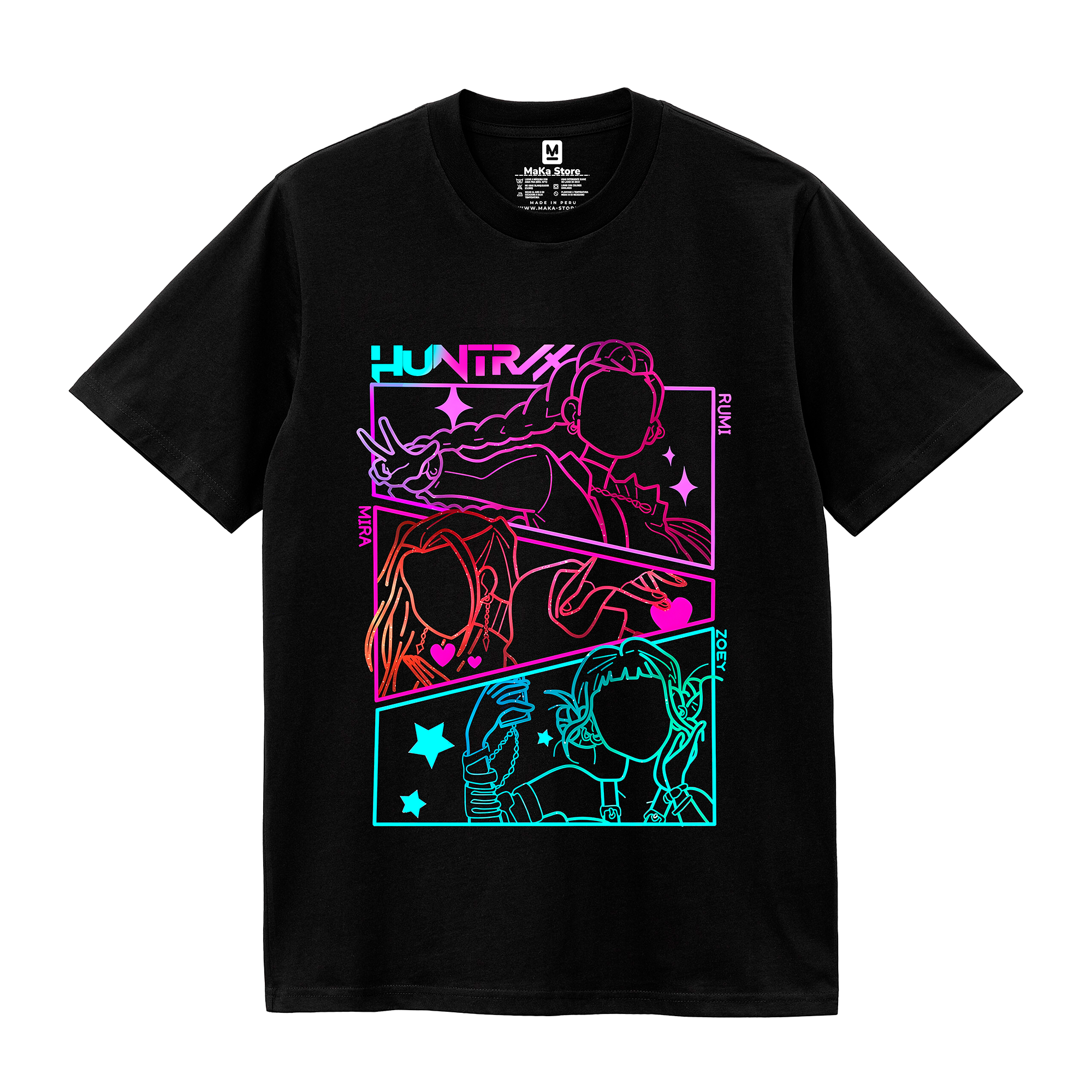 Polo Guerreras K-Pop Modelo 4 (Demon Hunters - Huntrix)