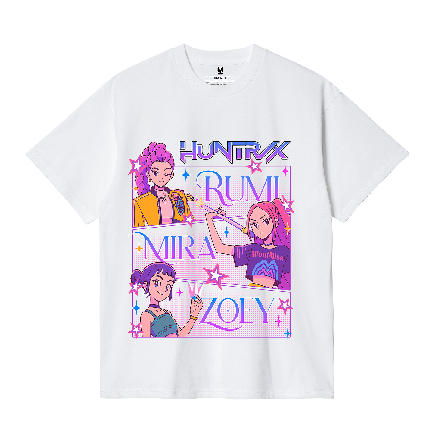 Polo Guerreras K-Pop Modelo 2 (Demon Hunters - Huntrix)