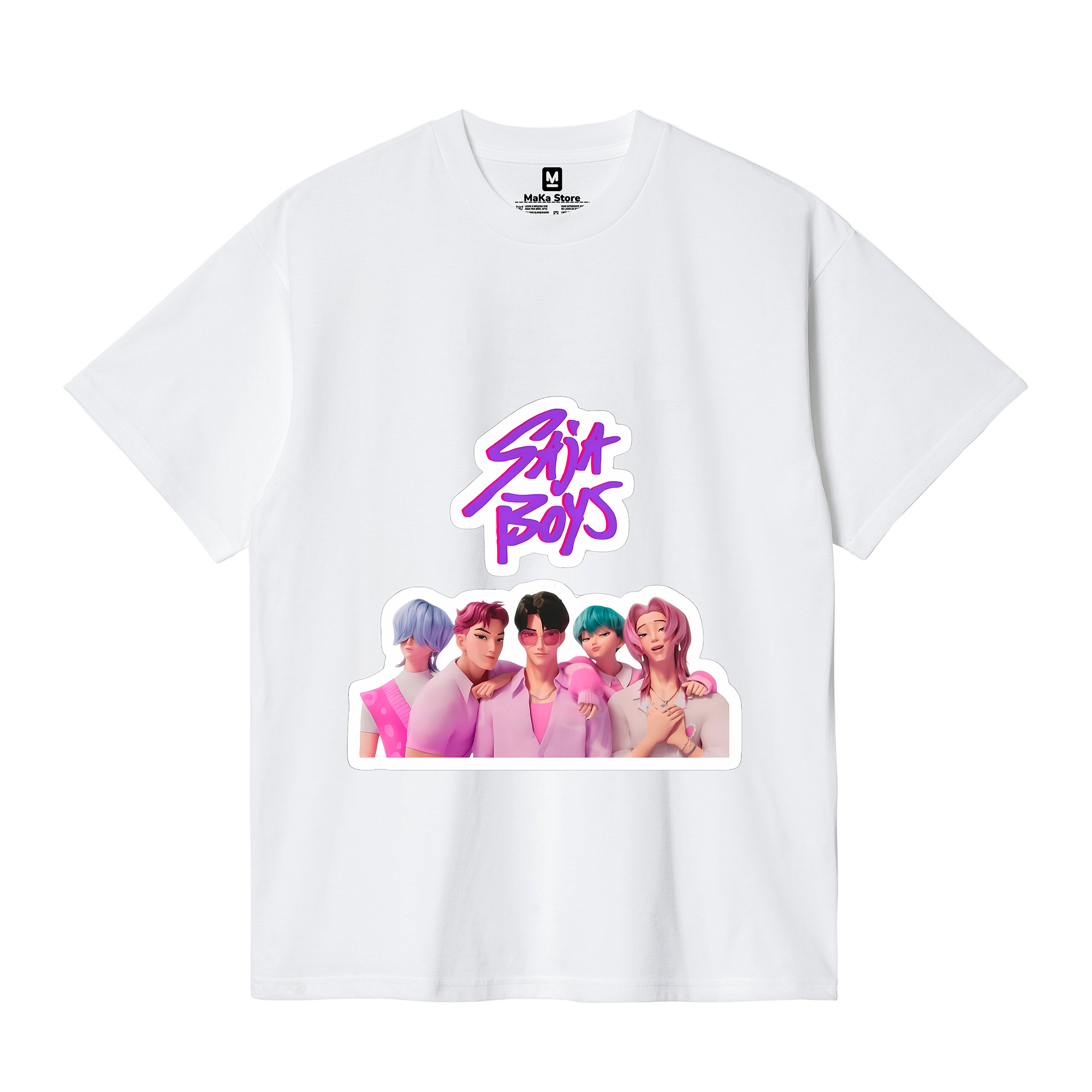 Polo Saja Boys Modelo 2 - Guerreras K-Pop (Demon Hunters - Huntrix)