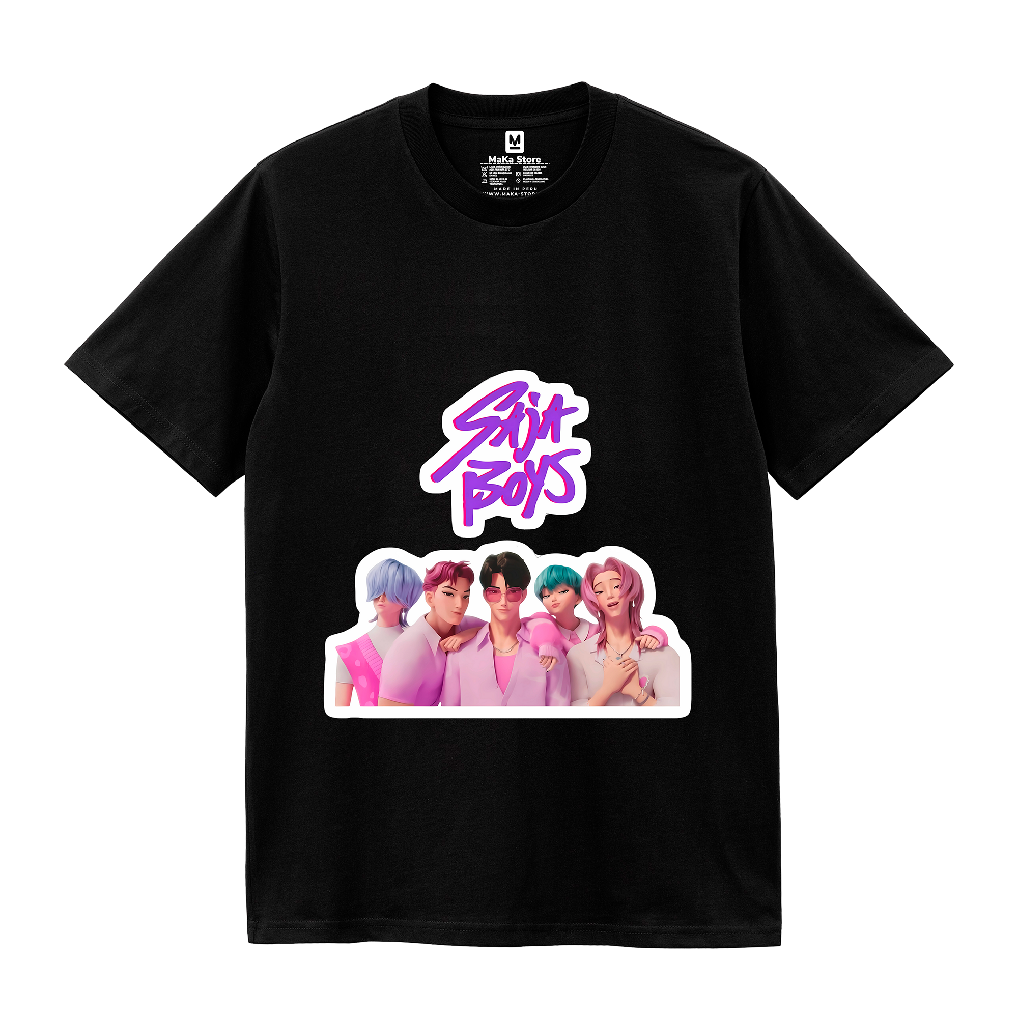Polo Saja Boys Modelo 2 - Guerreras K-Pop (Demon Hunters - Huntrix)