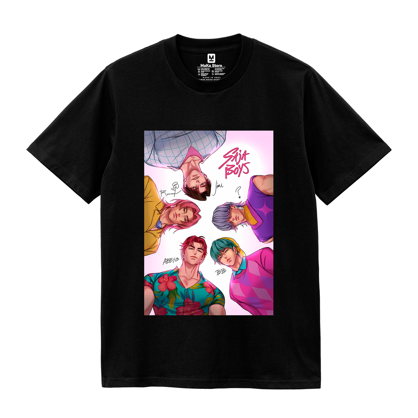 Polo Saja Boys Modelo 5 - Guerreras K-Pop (Demon Hunters - Huntrix)