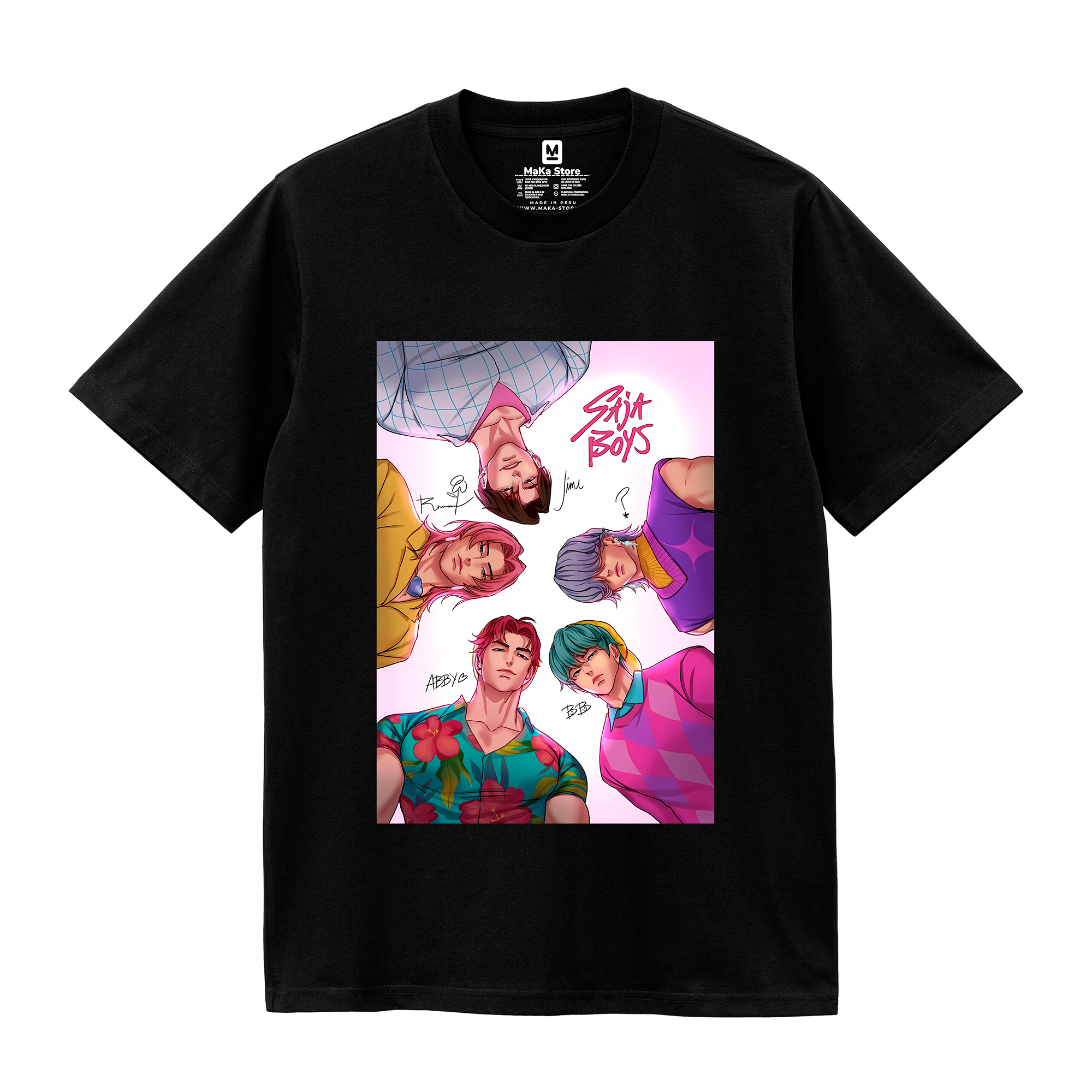 Polo Saja Boys Modelo 5 - Guerreras K-Pop (Demon Hunters - Huntrix)