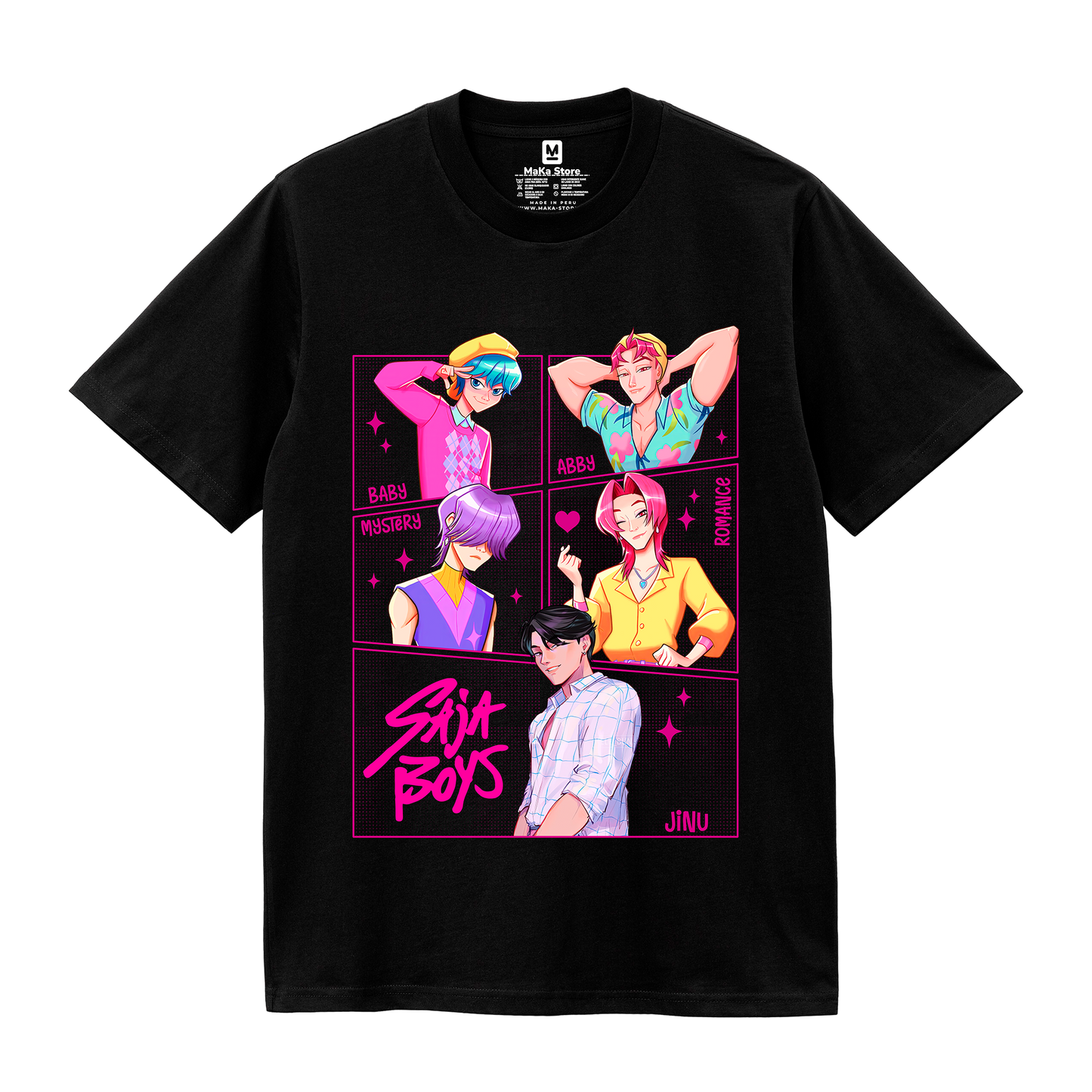 Polo Saja Boys Modelo 6 - Guerreras K-Pop (Demon Hunters - Huntrix)