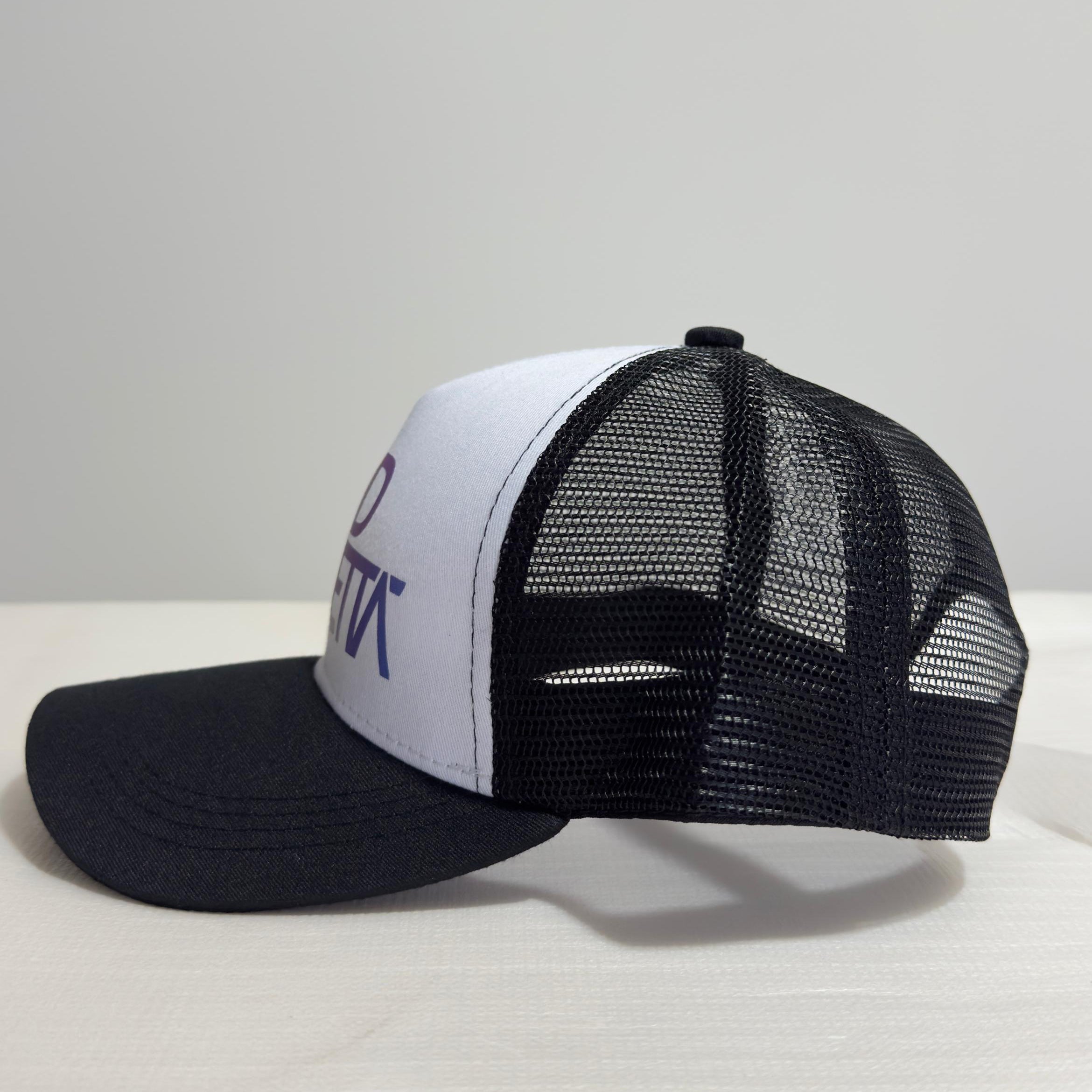 Gorra Con Ajustador Malla Negra - Letras David Guetta