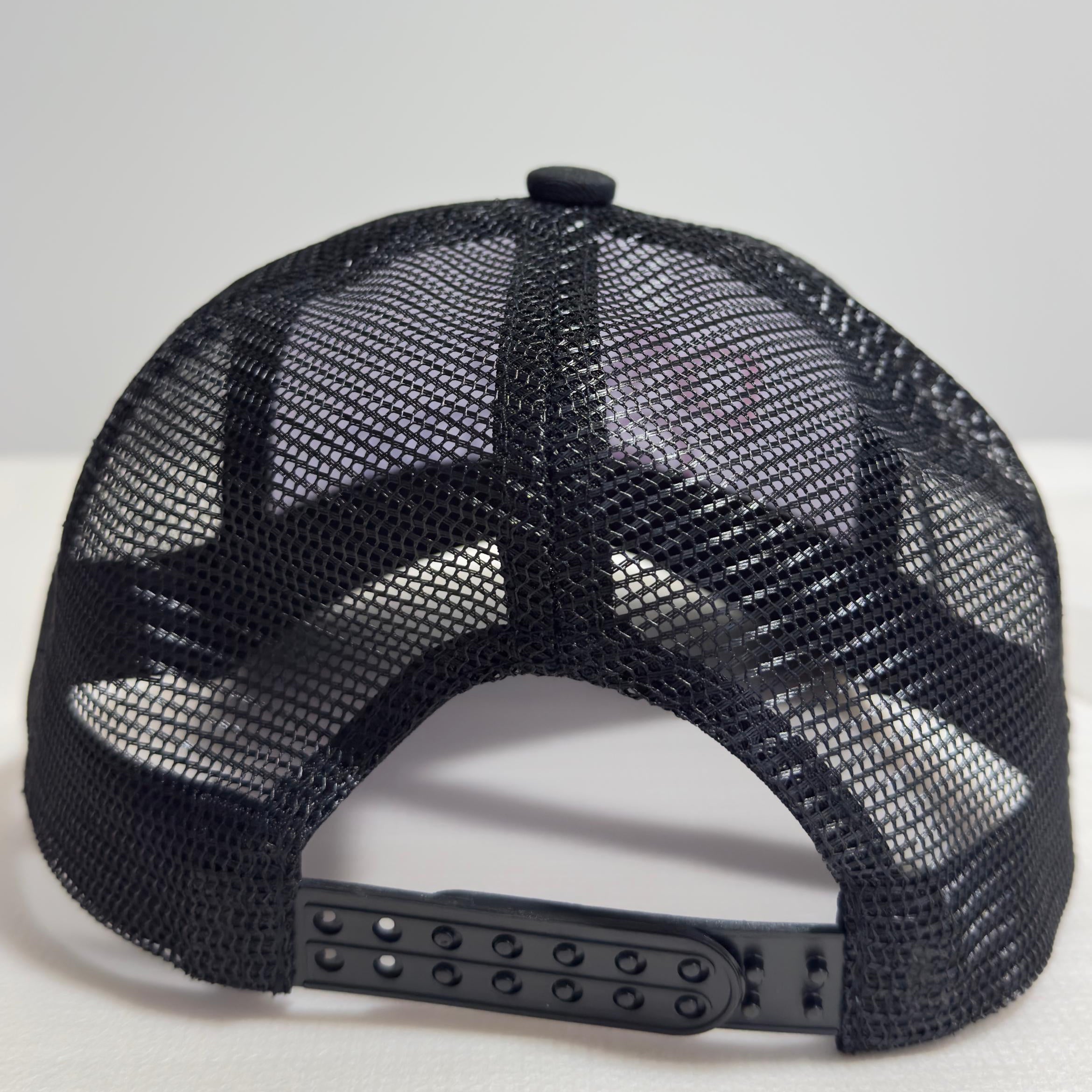Gorra Con Ajustador Malla Negra - Letras David Guetta