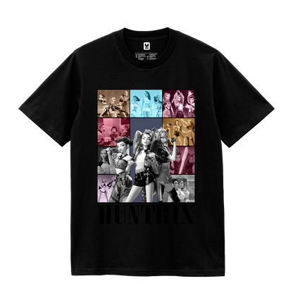 Polo Guerreras K-Pop Collage Gris (Demon Hunters - Huntrix)