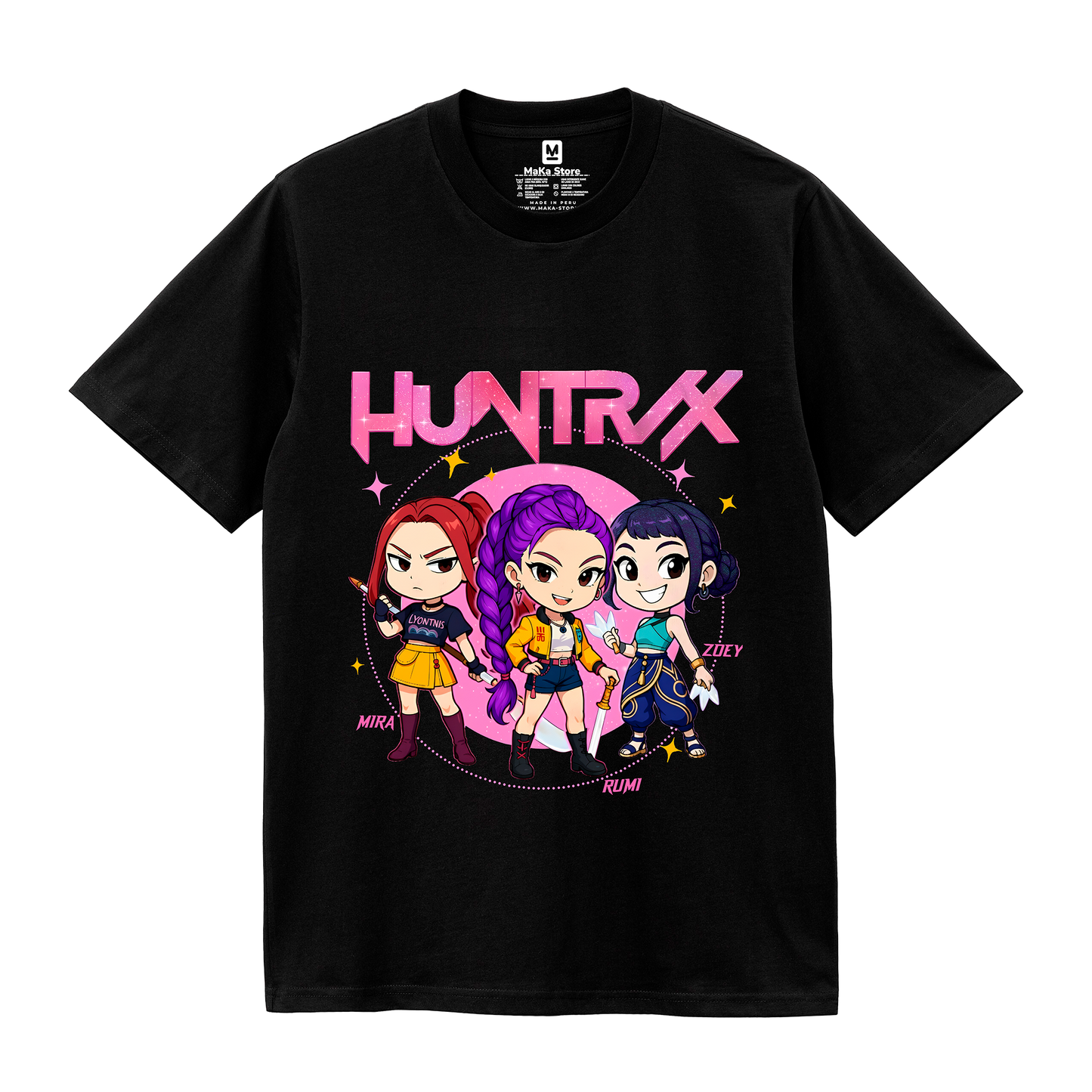 Polo Mini Guerreras K-Pop (Demon Hunters - Huntrix)