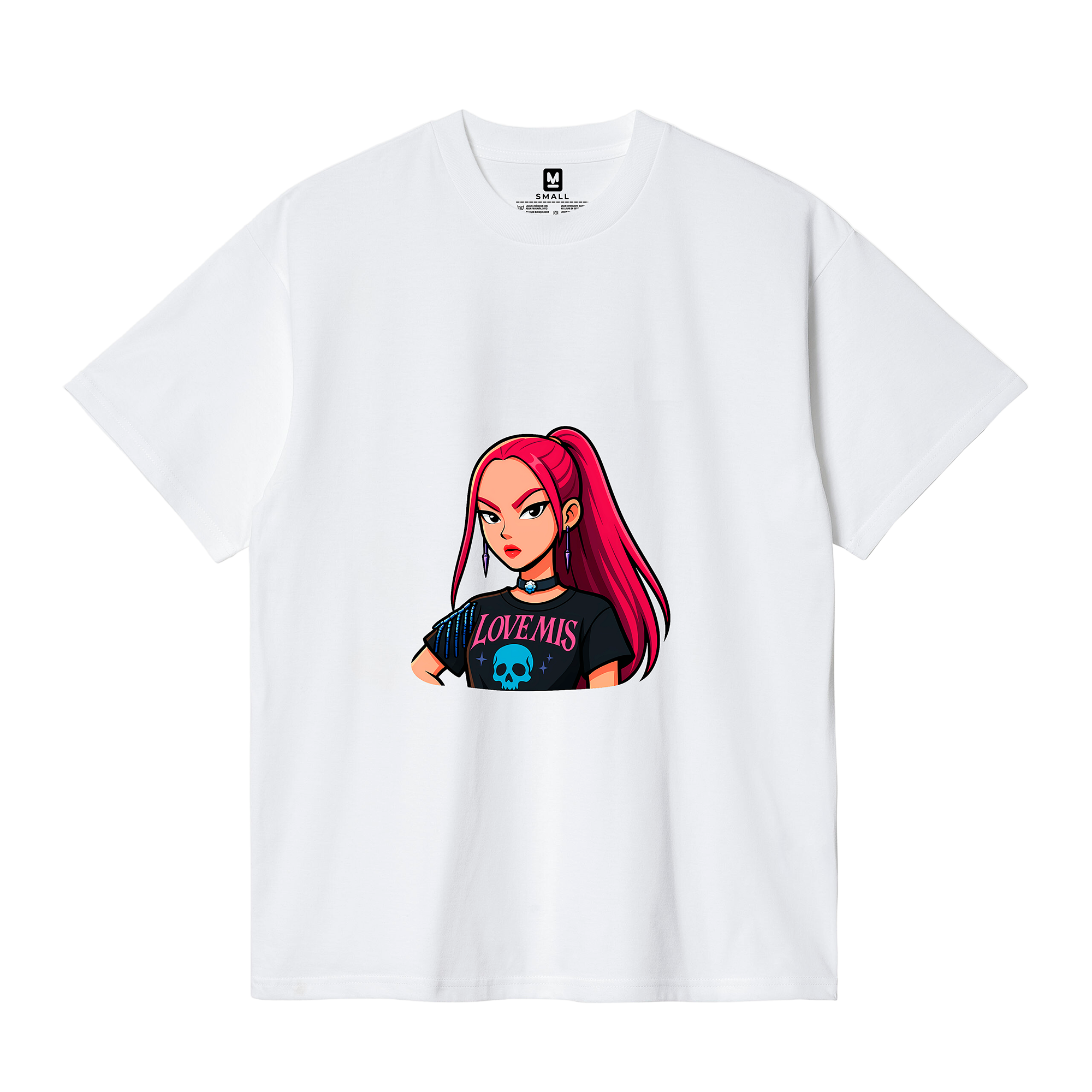 Polo Mira Cartoon Guerreras K-Pop (Demon Hunters - Huntrix)