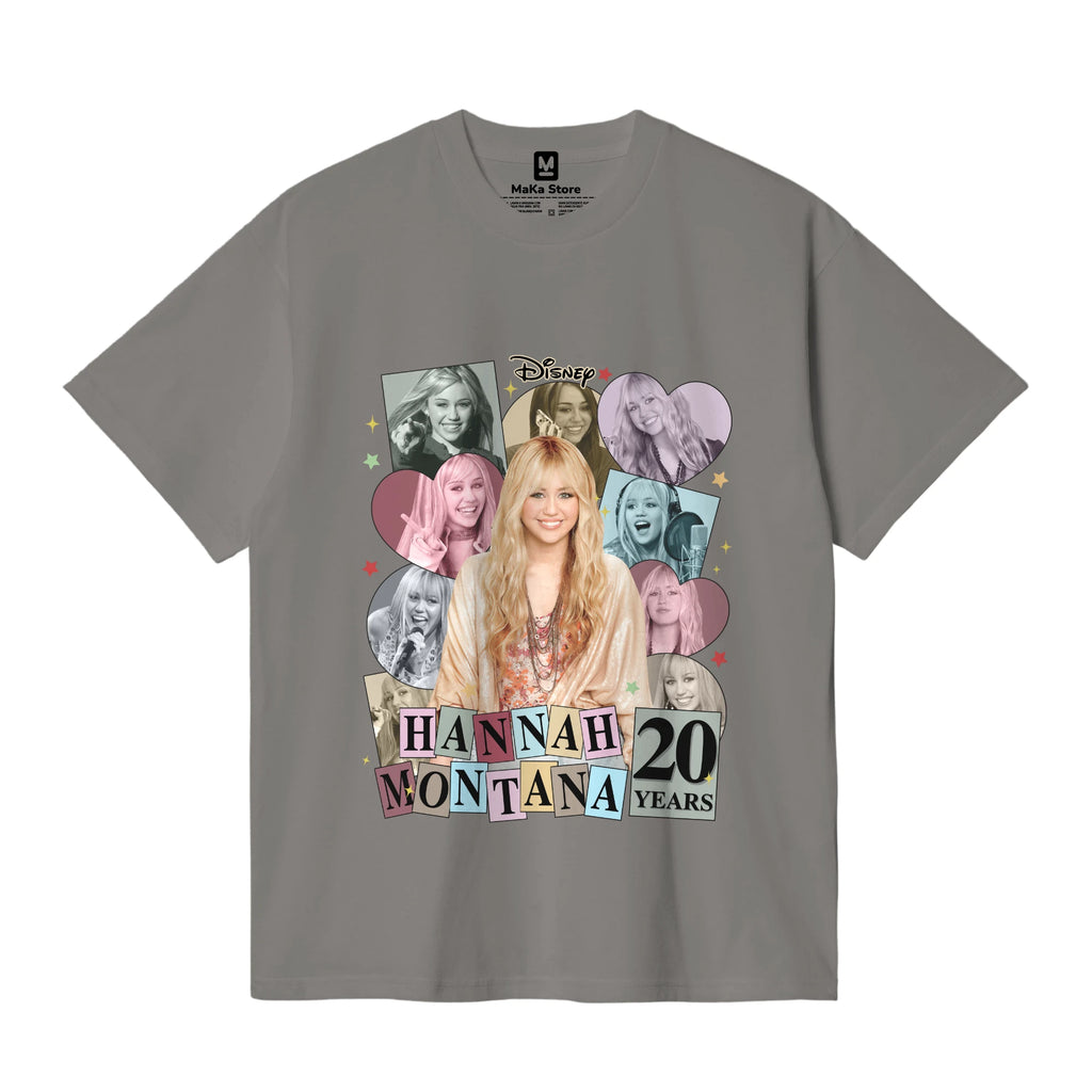 Polo Hannah Montana 20 años — Gris Claro