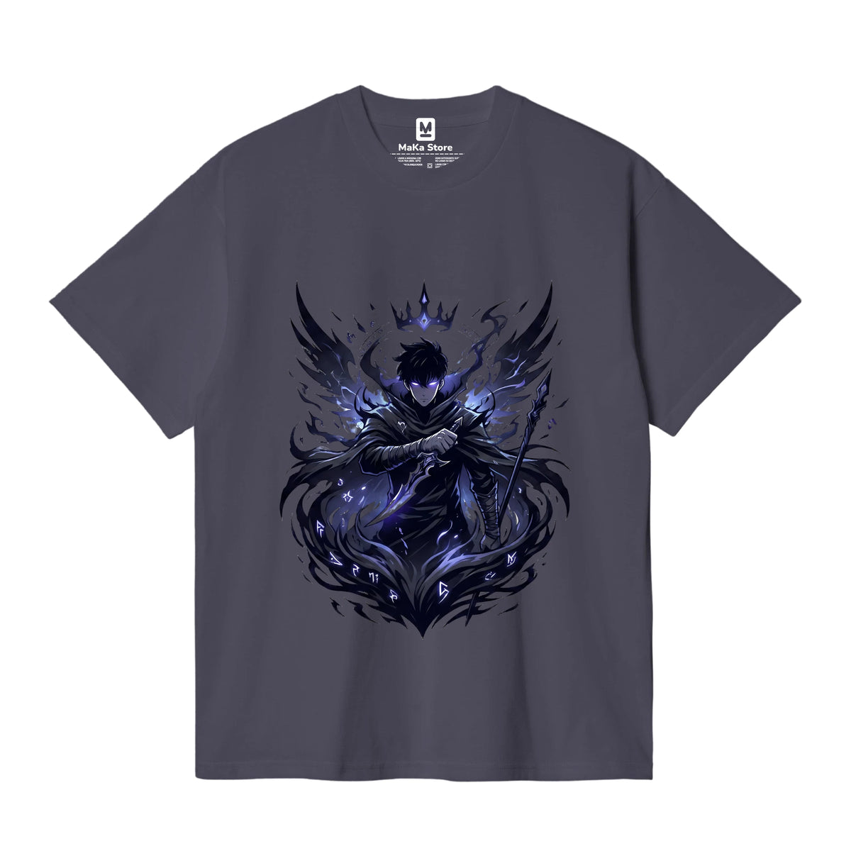 Polo Sung Jin-woo - Shadow Monarch — Gris Oscuro