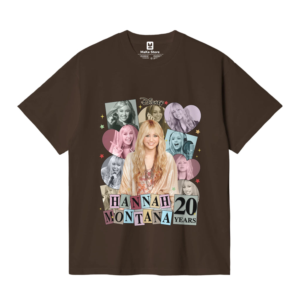 Polo Hannah Montana 20 años — Marron Oscuro