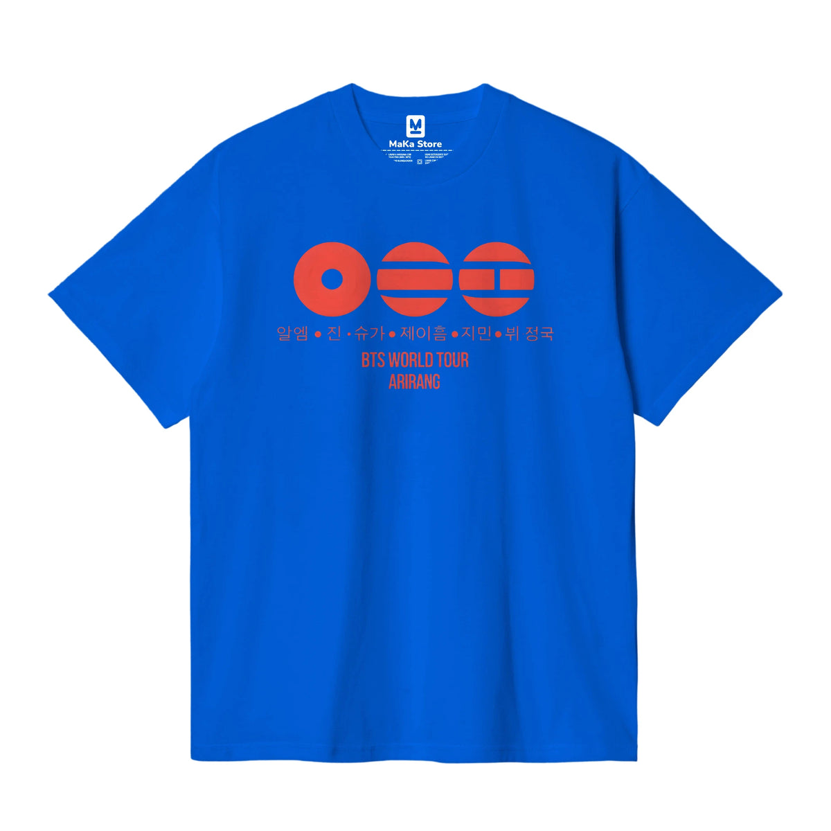 Polo Arirang BTS - Modelo 1 — Azul
