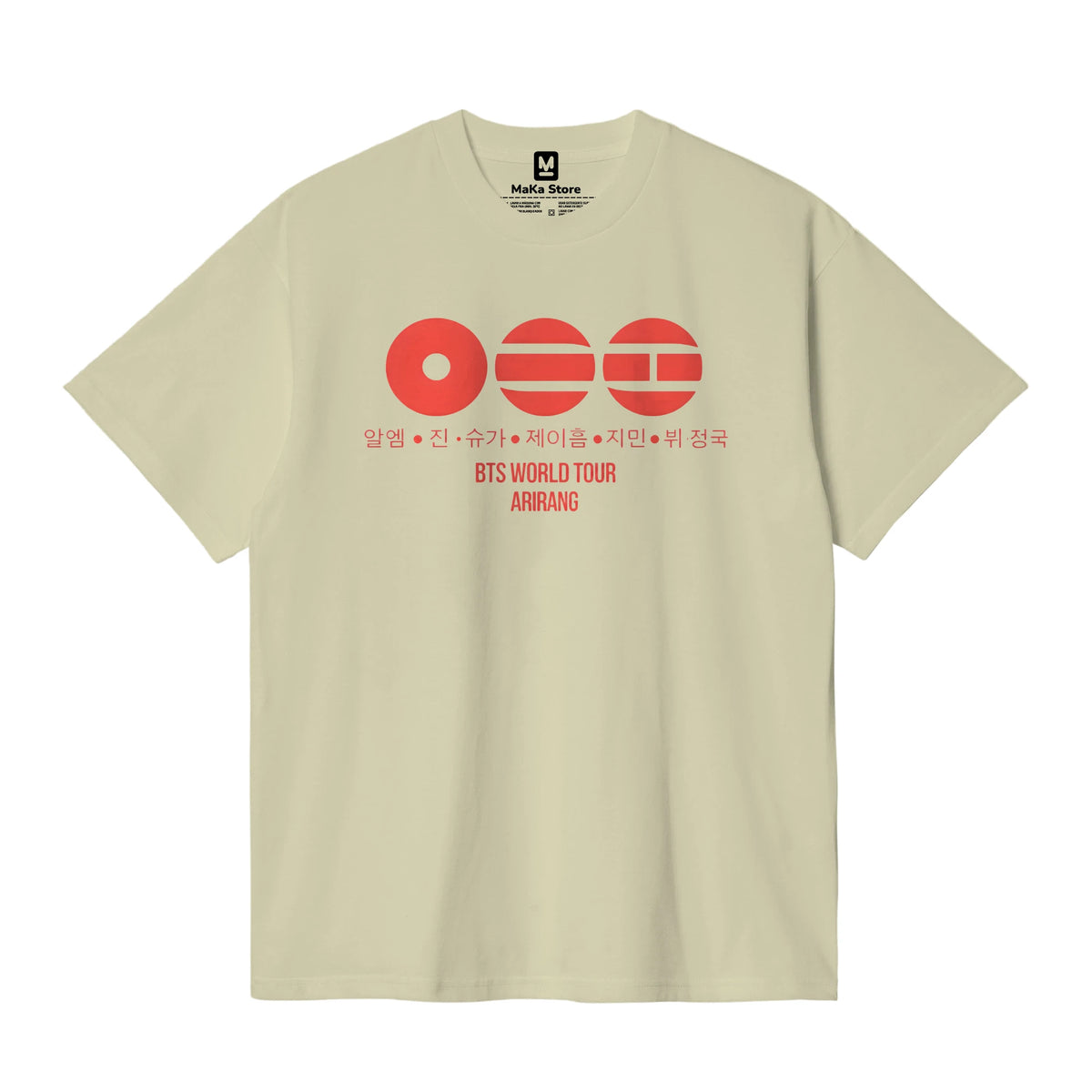 Polo Arirang BTS - Modelo 1 — Crema
