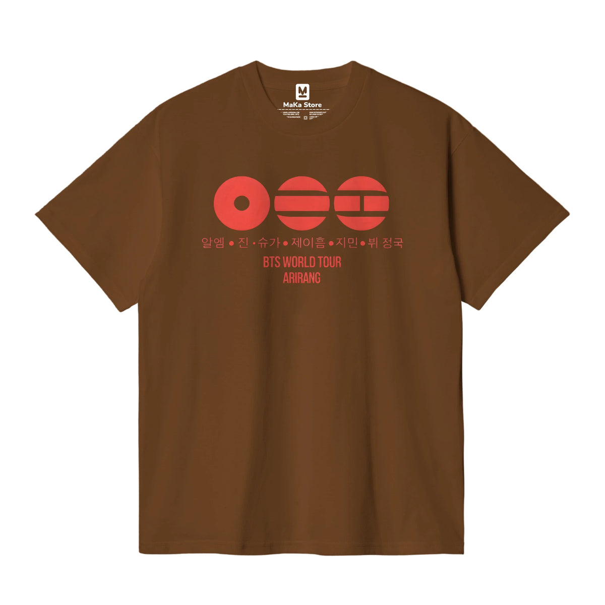Polo Arirang BTS - Modelo 1 — Marron