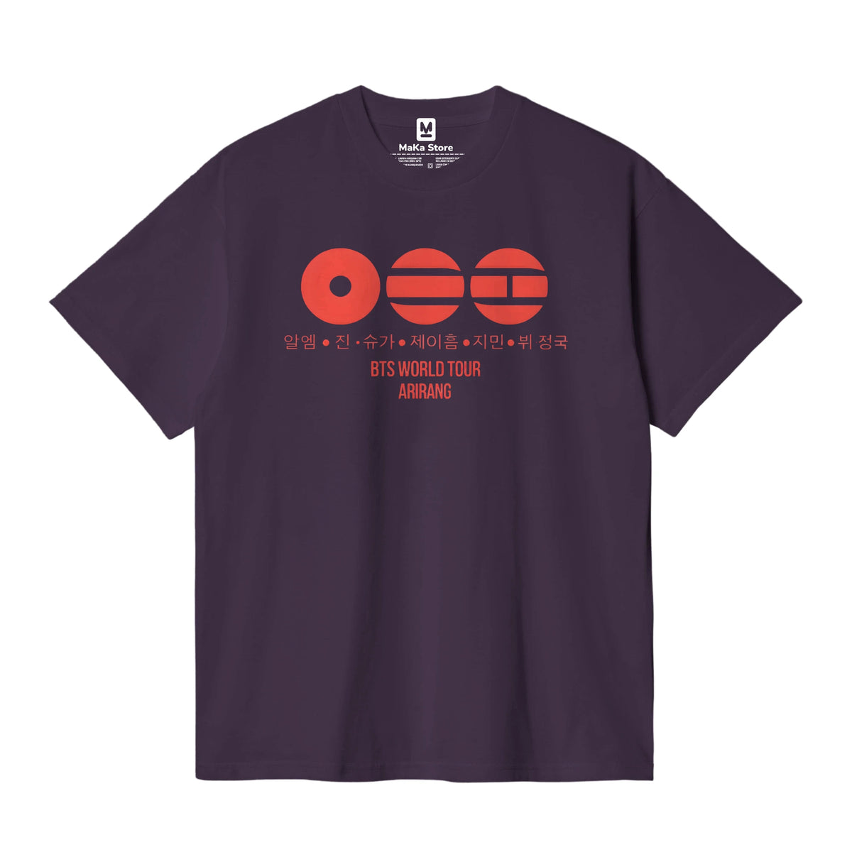 Polo Arirang BTS - Modelo 1 — Morado