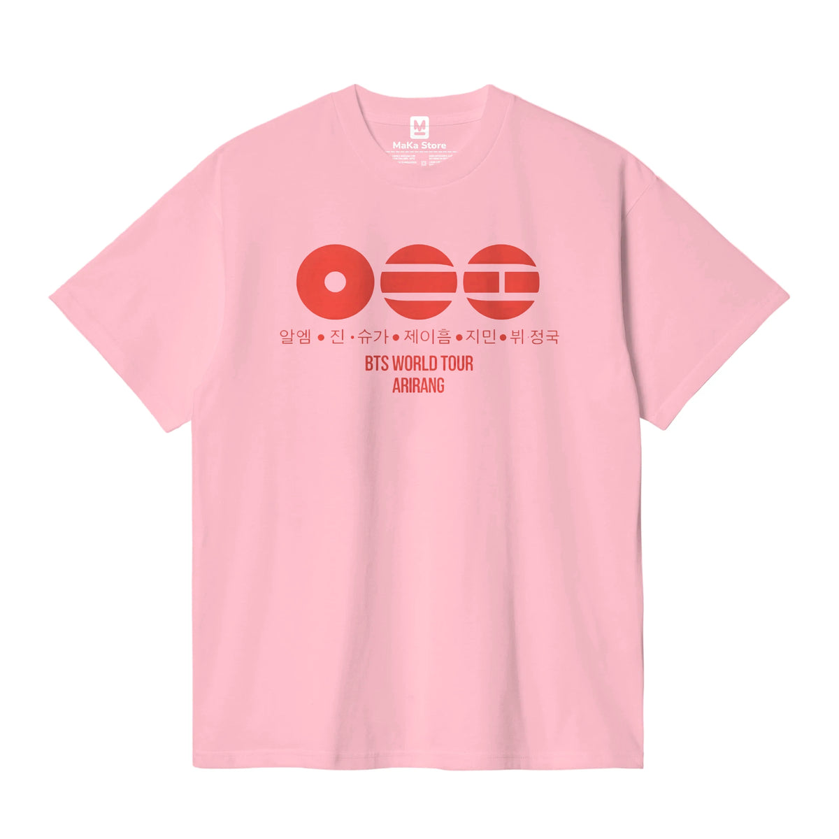 Polo Arirang BTS - Modelo 1 — Rosa