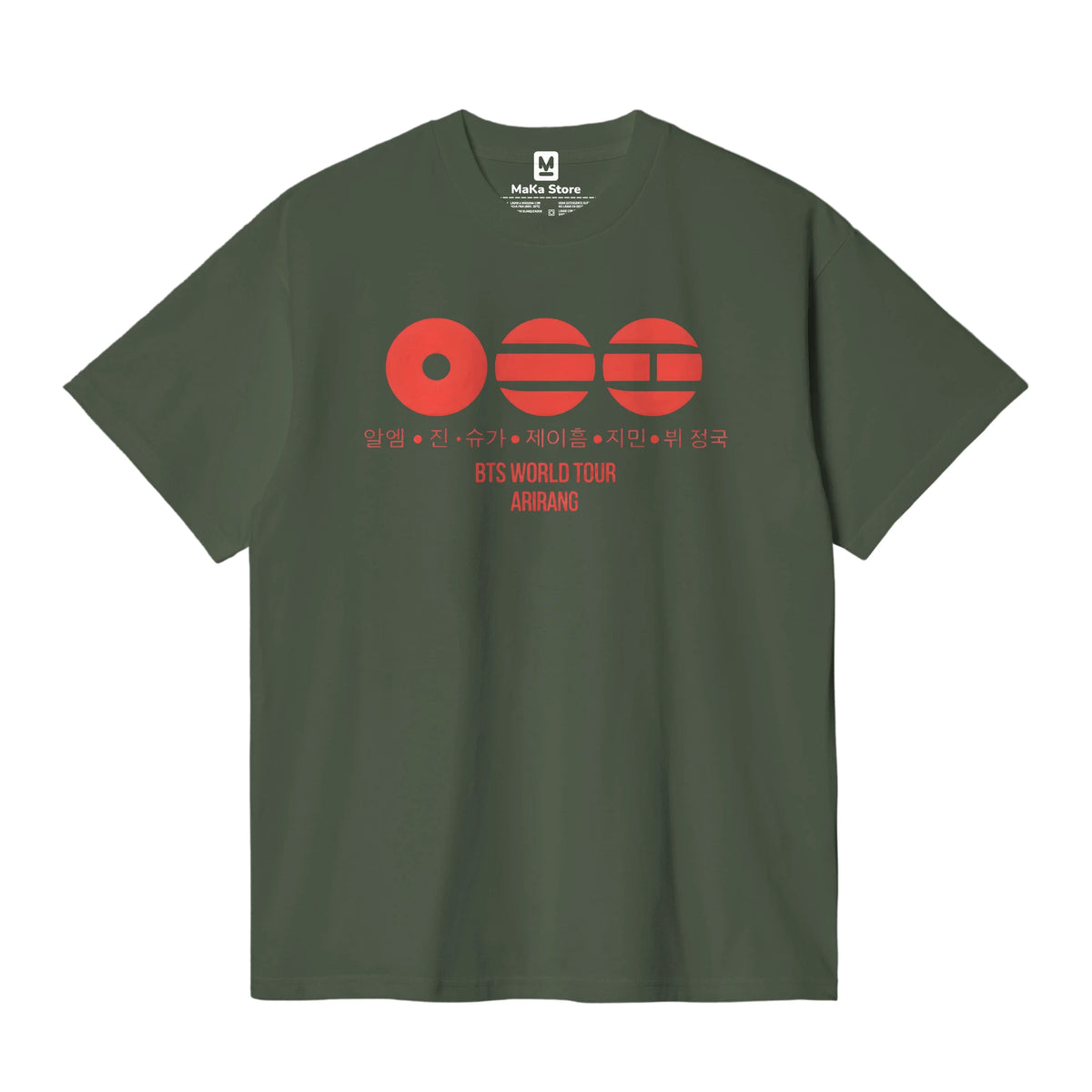 Polo Arirang BTS - Modelo 1 — Verde