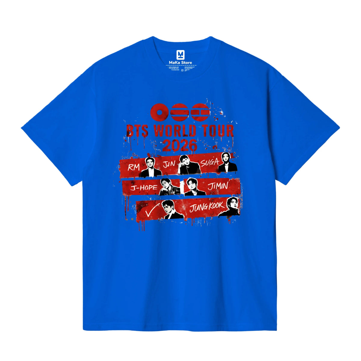 Polo Arirang BTS - Modelo 2 — Azul