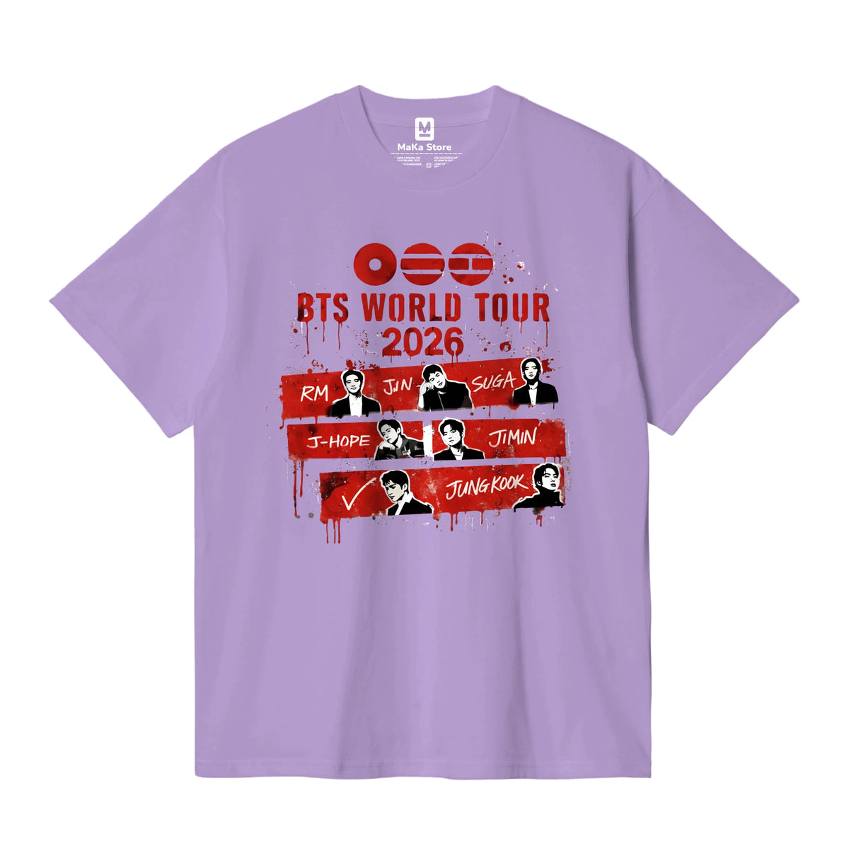 Polo Arirang BTS - Modelo 2 — Lila