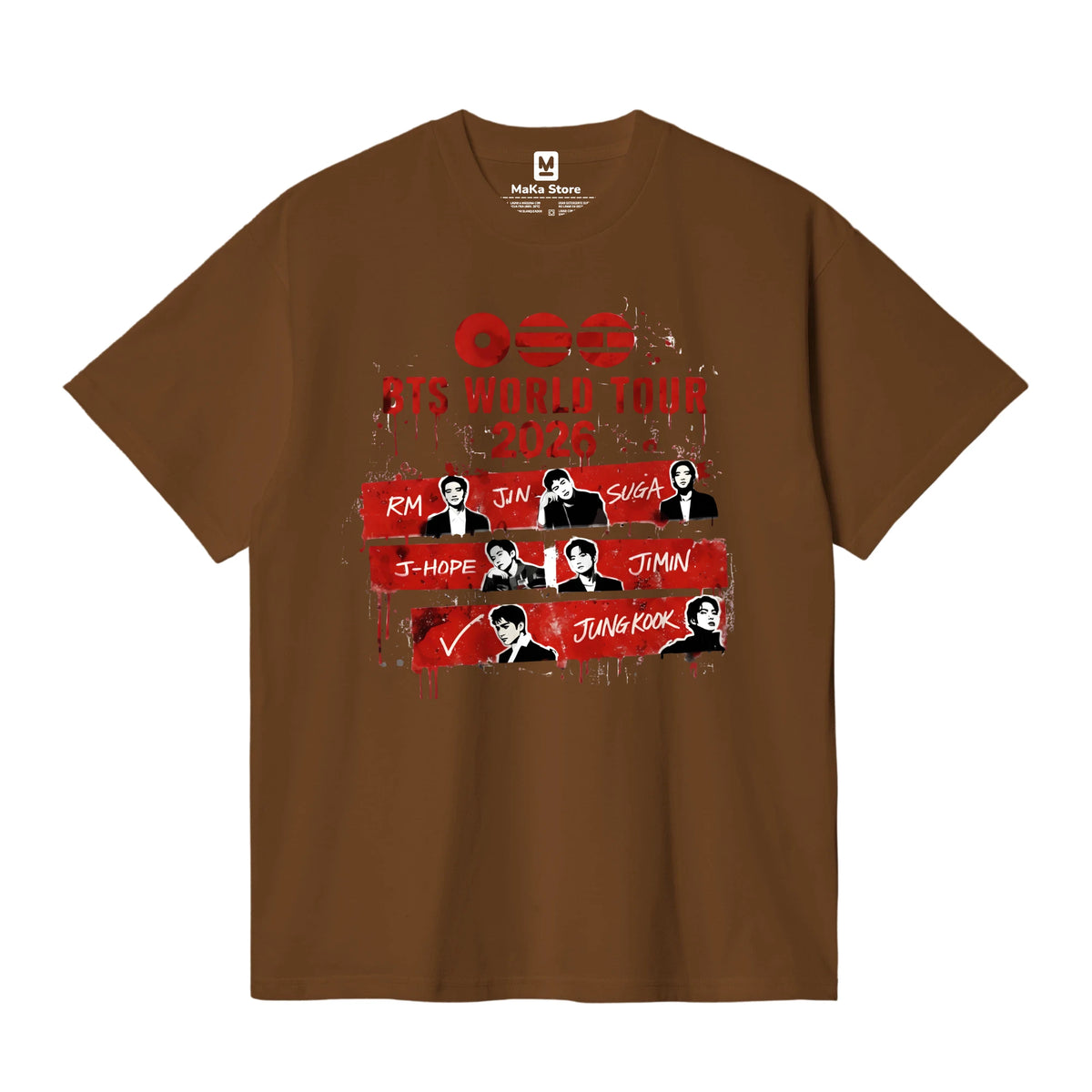 Polo Arirang BTS - Modelo 2 — Marron