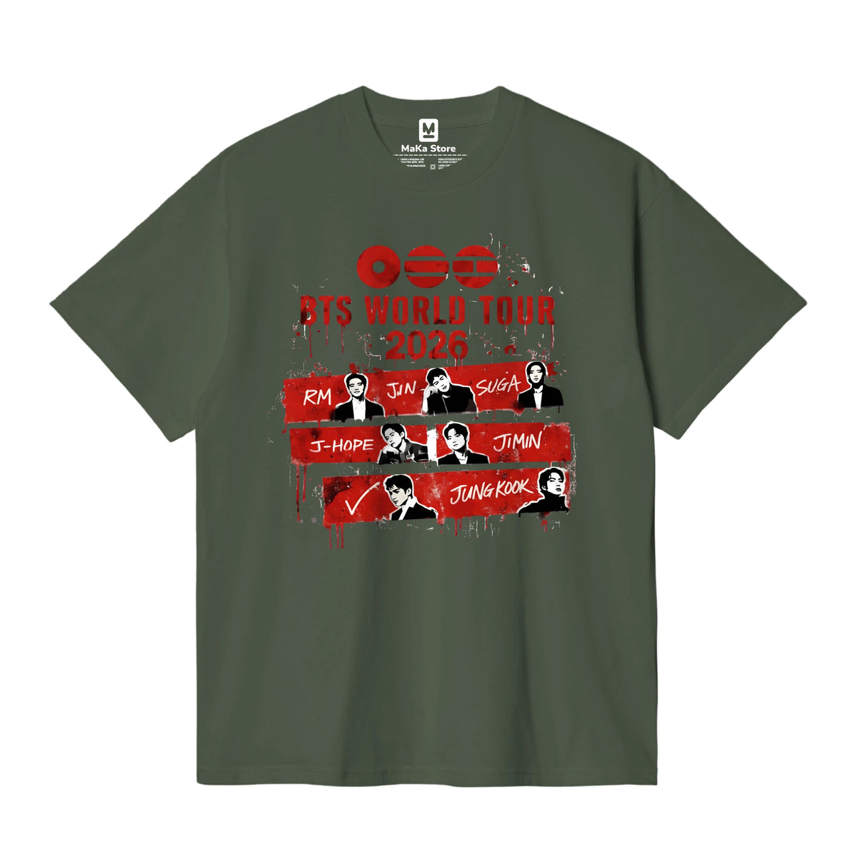 Polo Arirang BTS - Modelo 2 — Verde
