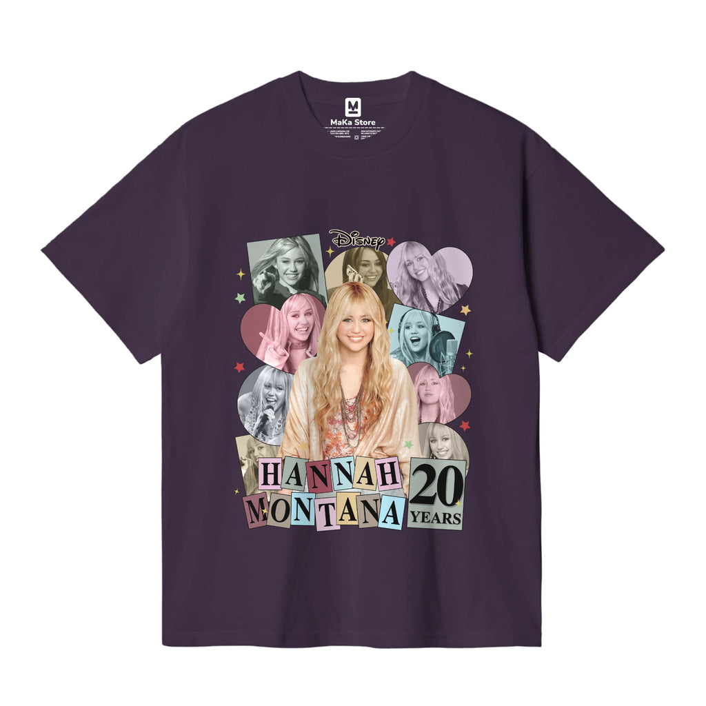 Polo Hannah Montana 20 años — Morado