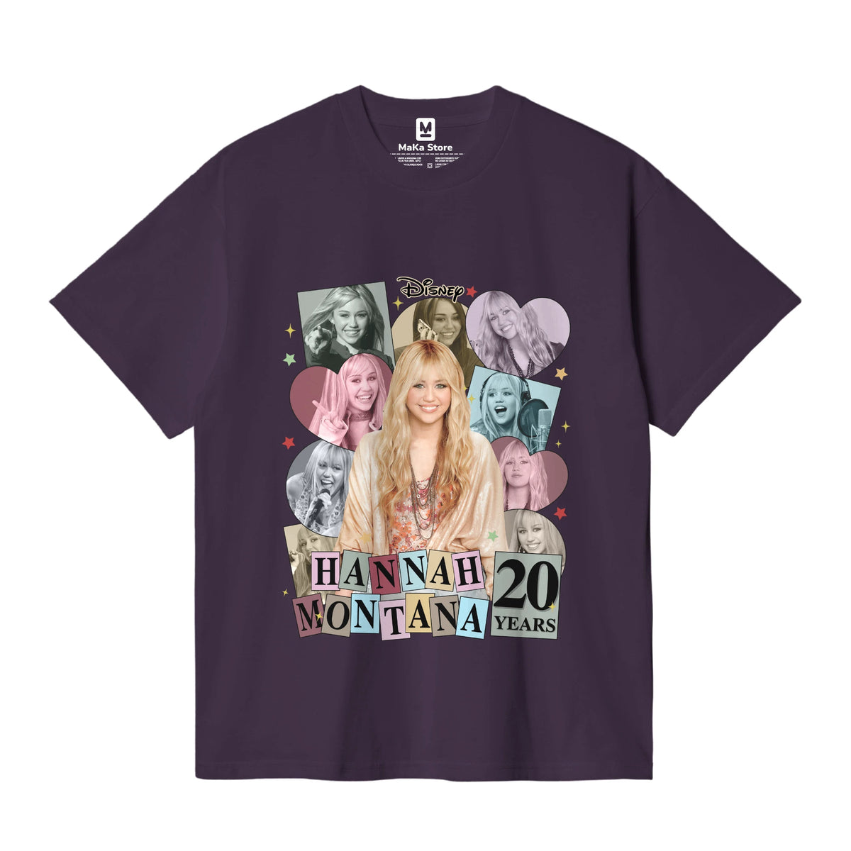 Polo Hannah Montana 20 años — Morado