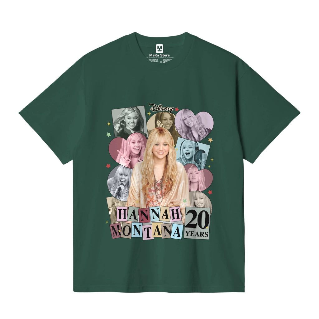 Polo Hannah Montana 20 años — Verde Oscuro