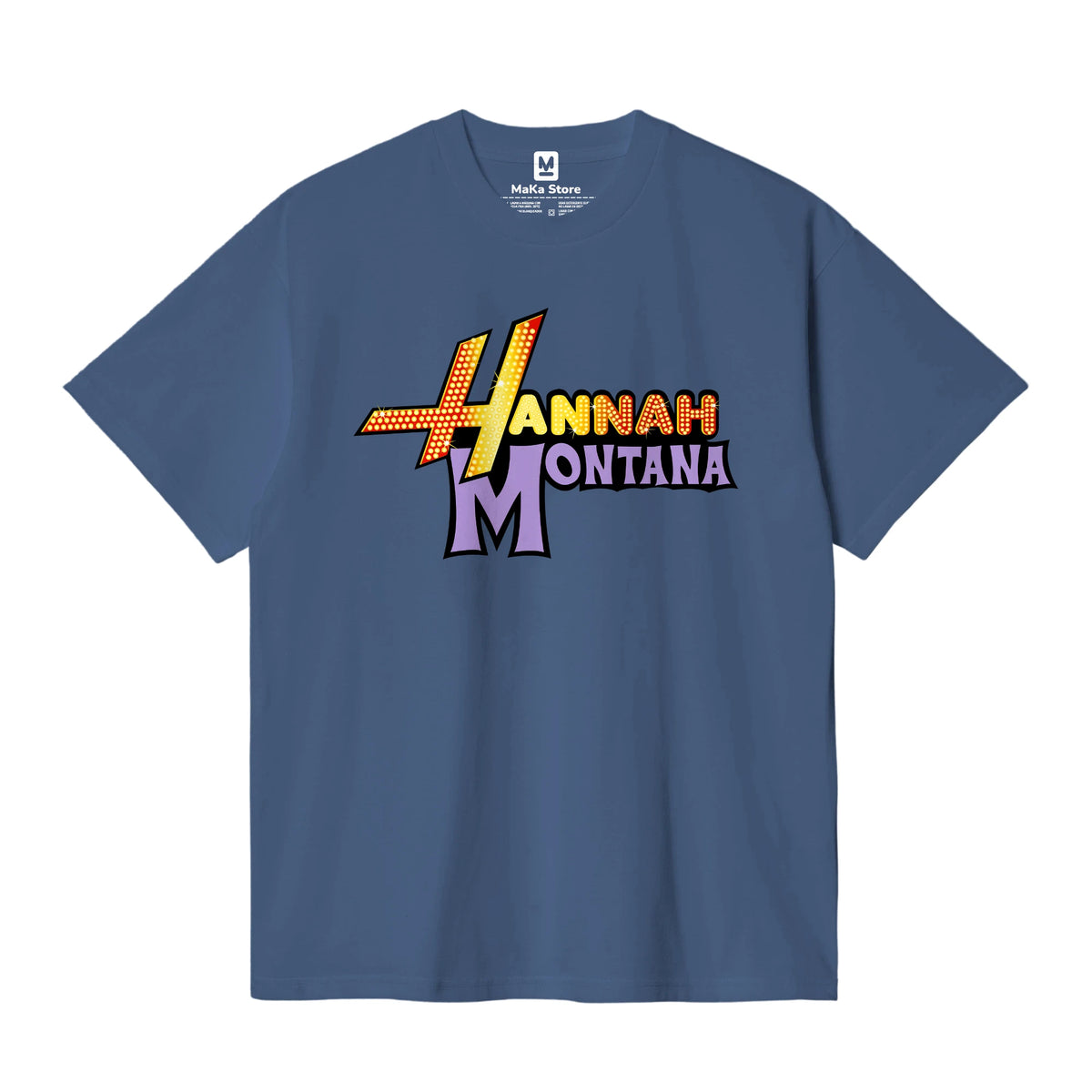 Polo Hanna Montana — Azul Acero