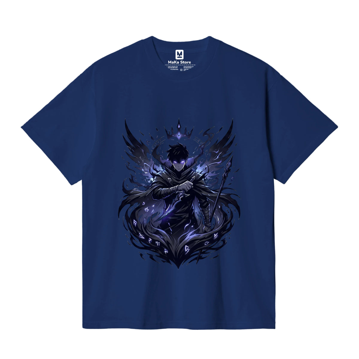Polo Sung Jin-woo - Shadow Monarch — Azul Oscuro