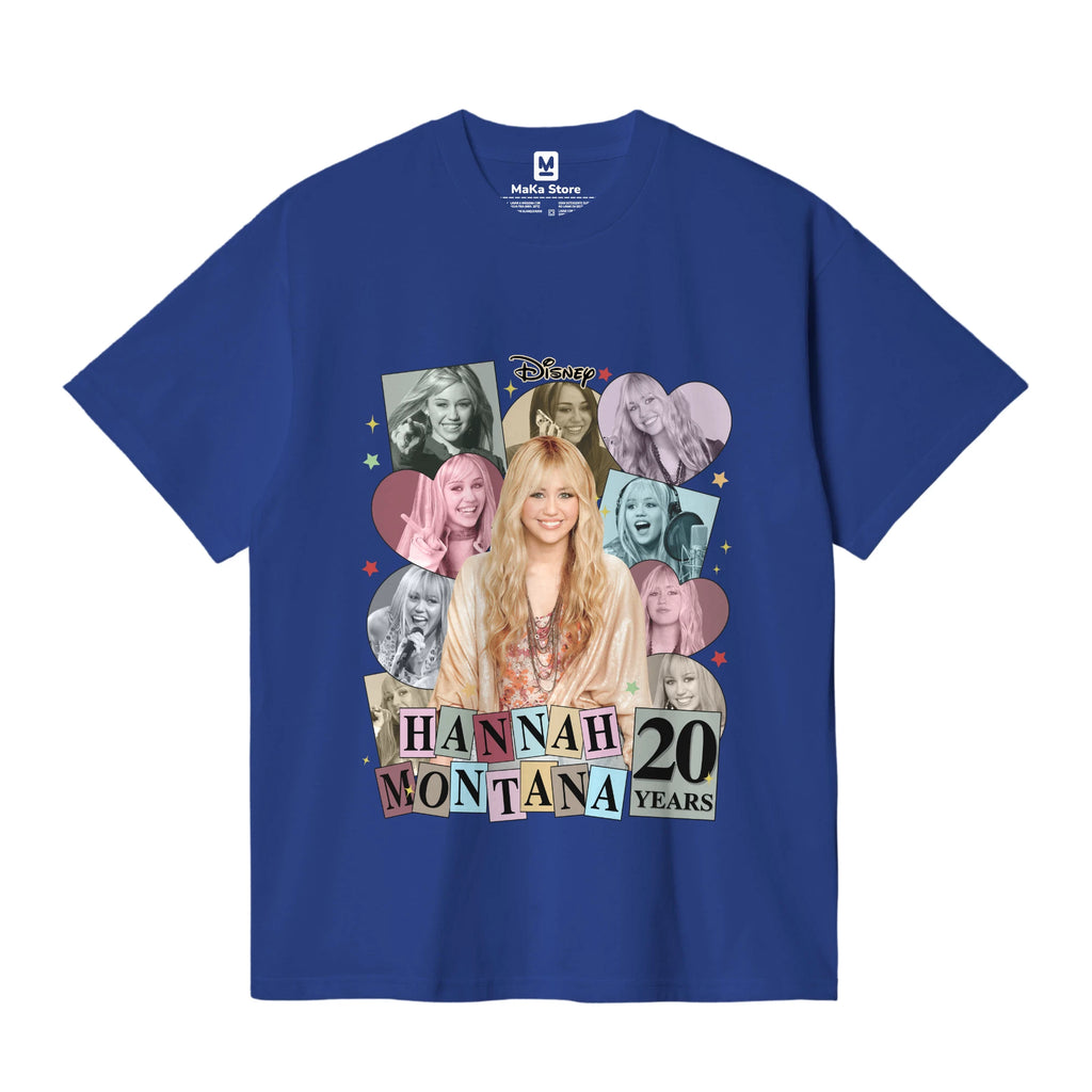 Polo Hannah Montana 20 años — Azul Royal