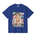 Polo Hannah Montana 20 años — Azul Royal