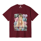 Polo Hannah Montana 20 años — Burdeos