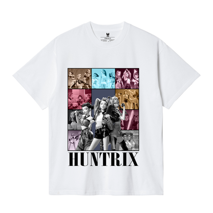 Polo Guerreras K-Pop Collage Gris (Demon Hunters - Huntrix)